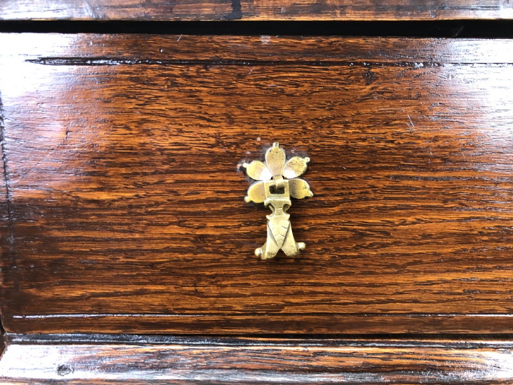 Antique Oak Side Table View IV