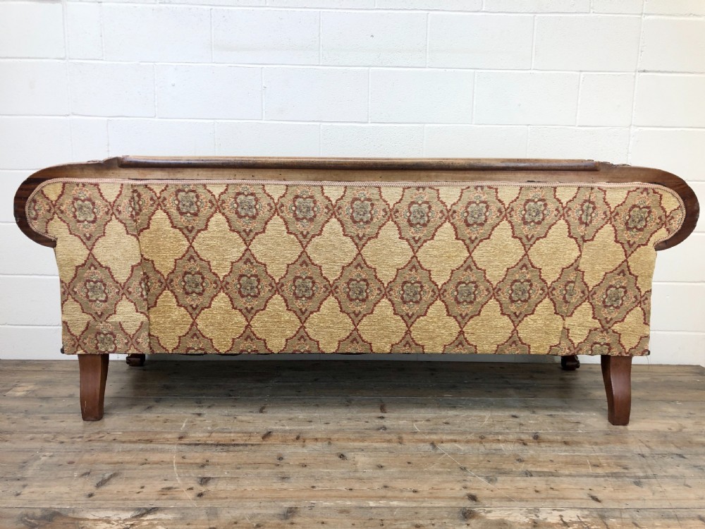 Victorian Carved Mahogany Sofa  View IX