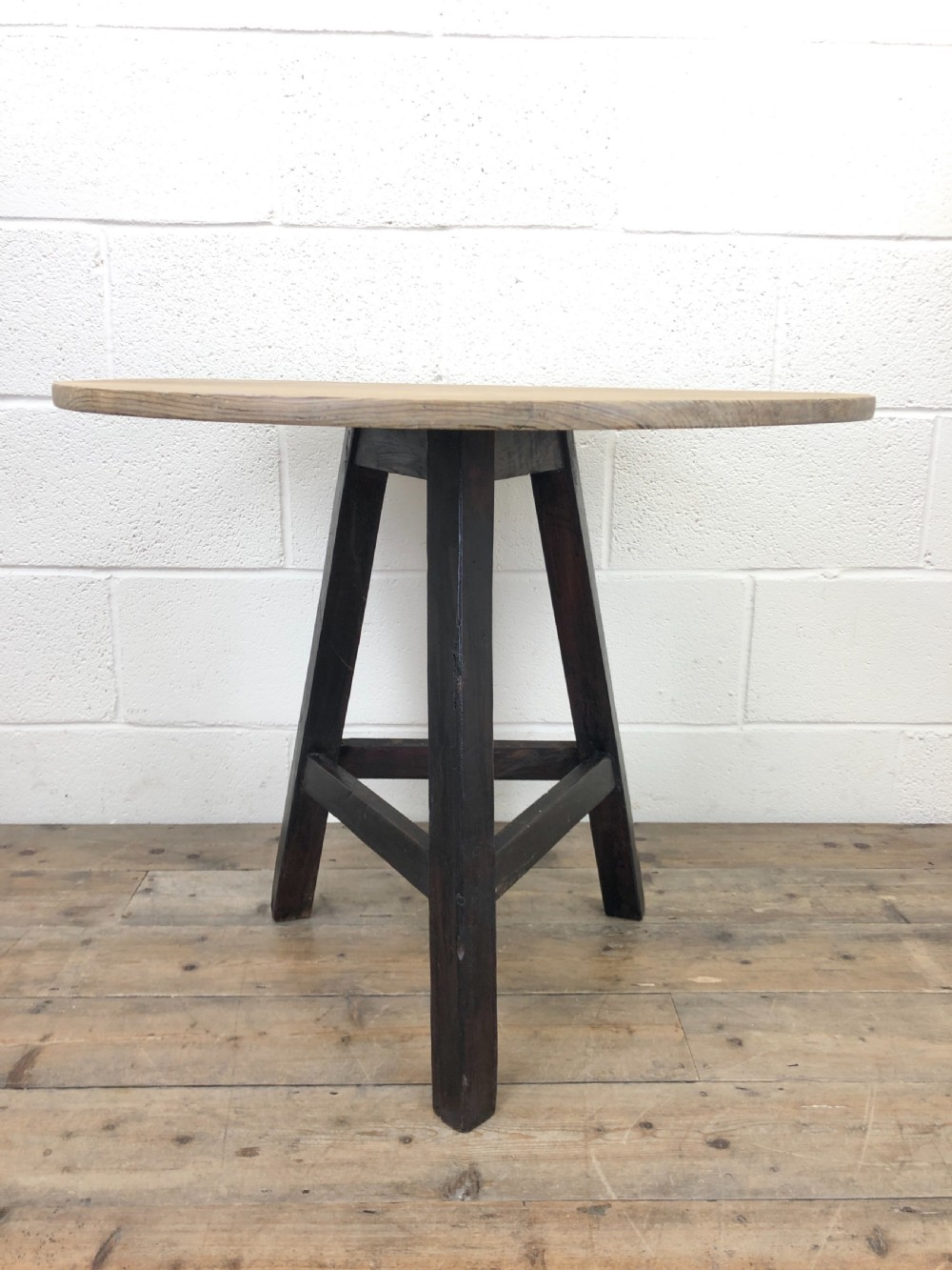 Antique Pine Cricket Table View II