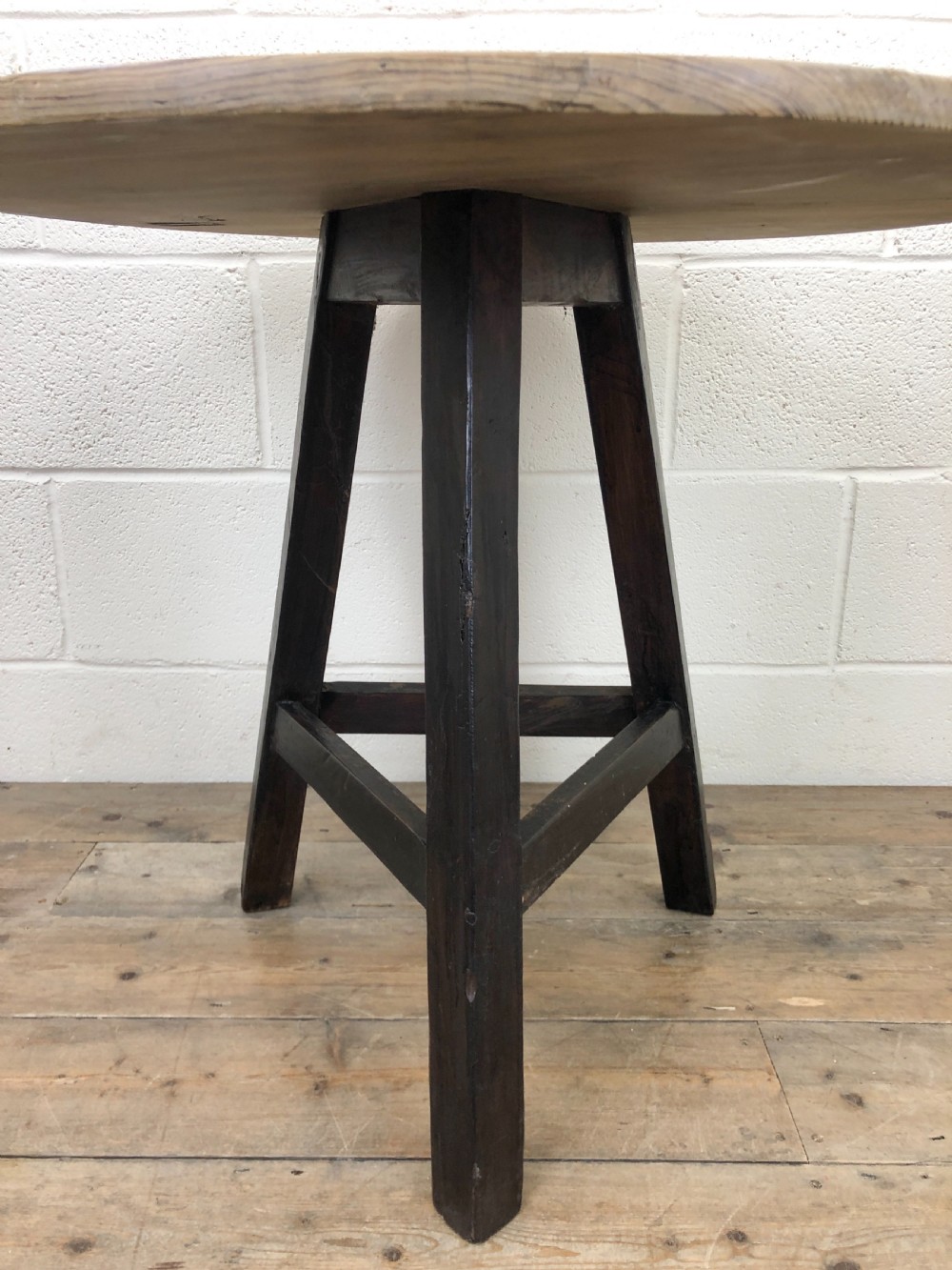 Antique Pine Cricket Table View III