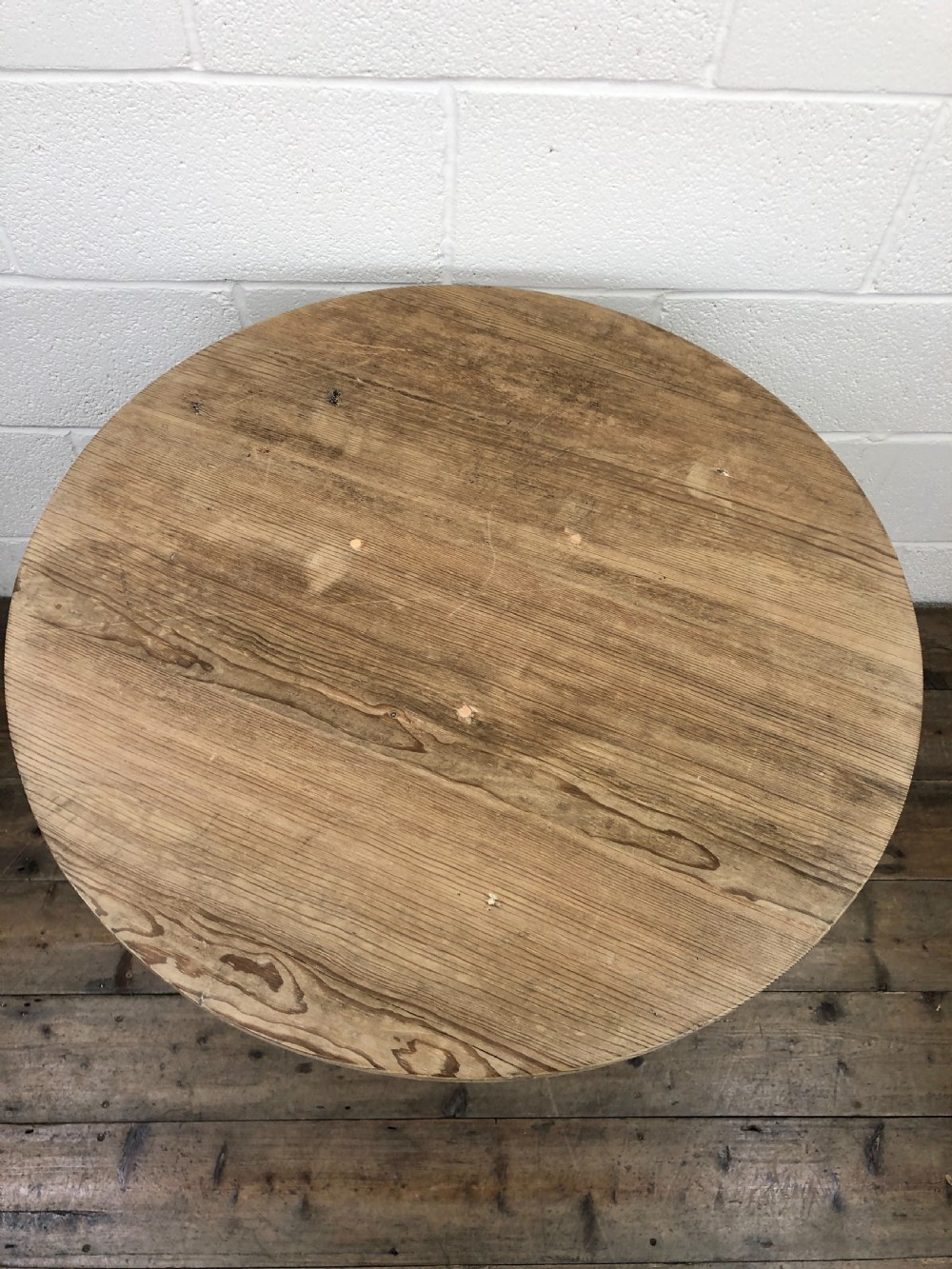 Antique Pine Cricket Table View V