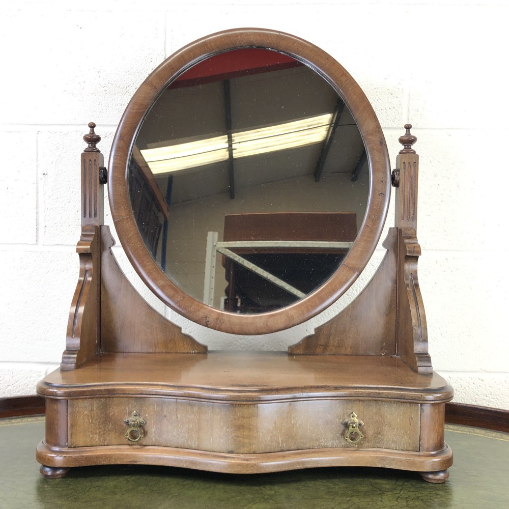 Antique Mahogany Dressing Table Mirror