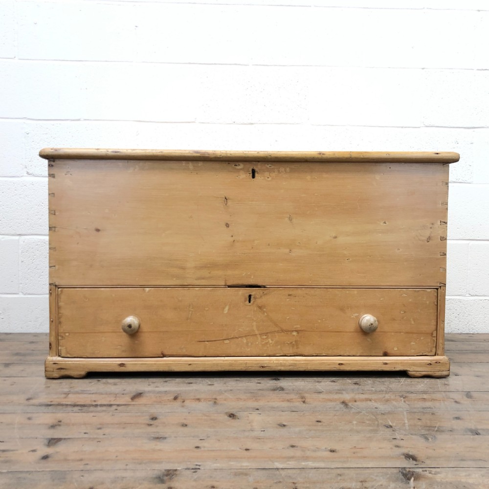 Large 19th Century Pine Chest