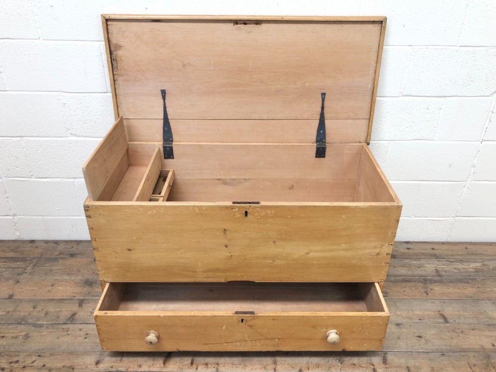 Large 19th Century Pine Chest View VII