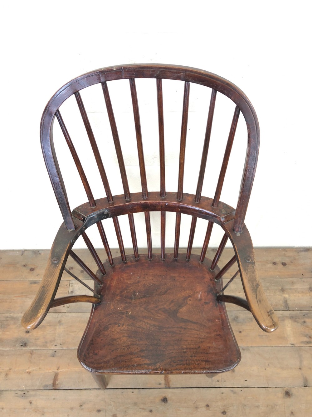 19th Century Elm and Ash Windsor Chair View II
