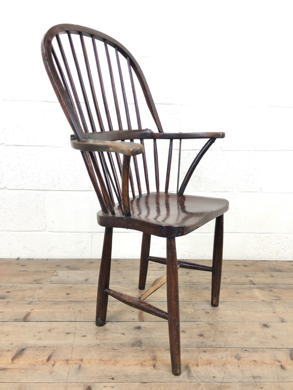 19th Century Elm and Ash Windsor Chair View V