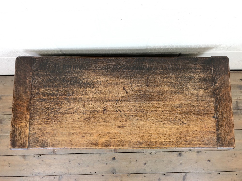 Early 20th Century Panelled Oak Coffer View II