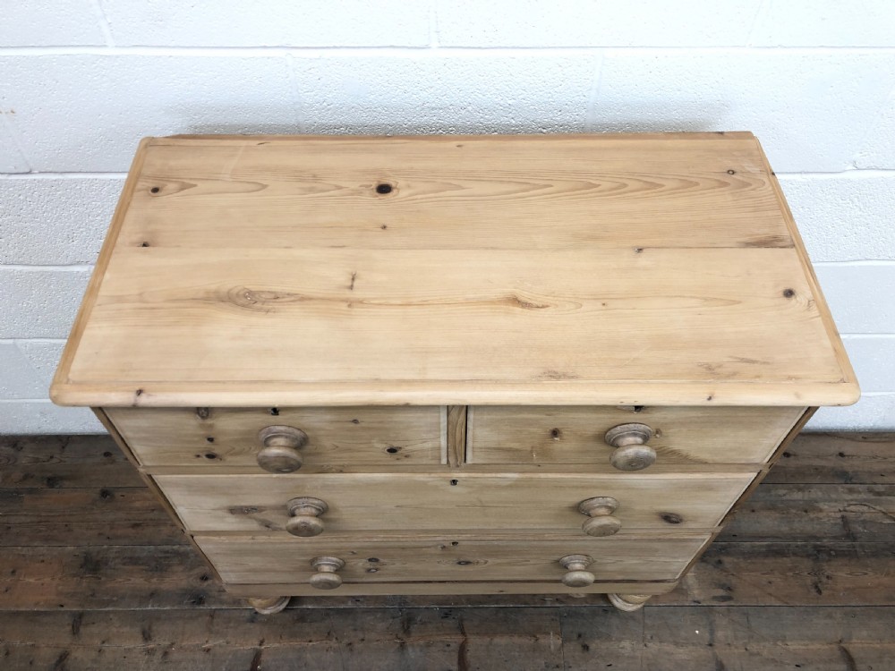 Antique Pine Chest of Drawers View II