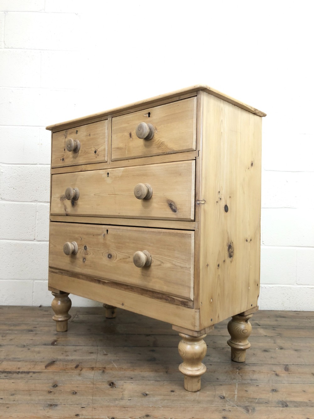 Antique Pine Chest of Drawers View IV
