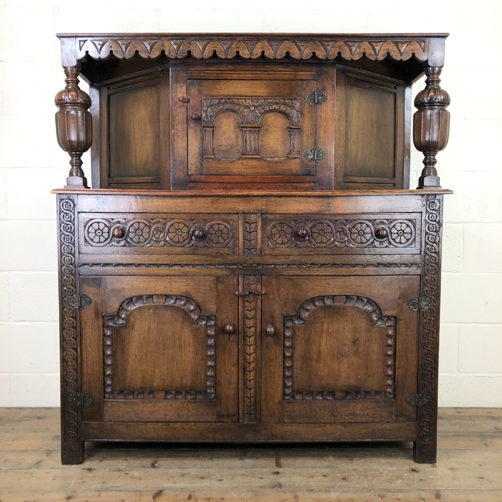 Antique English Oak Cupboard