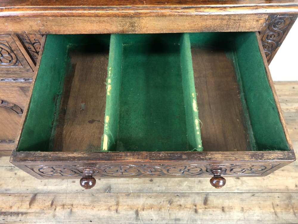 Antique English Oak Cupboard View VII
