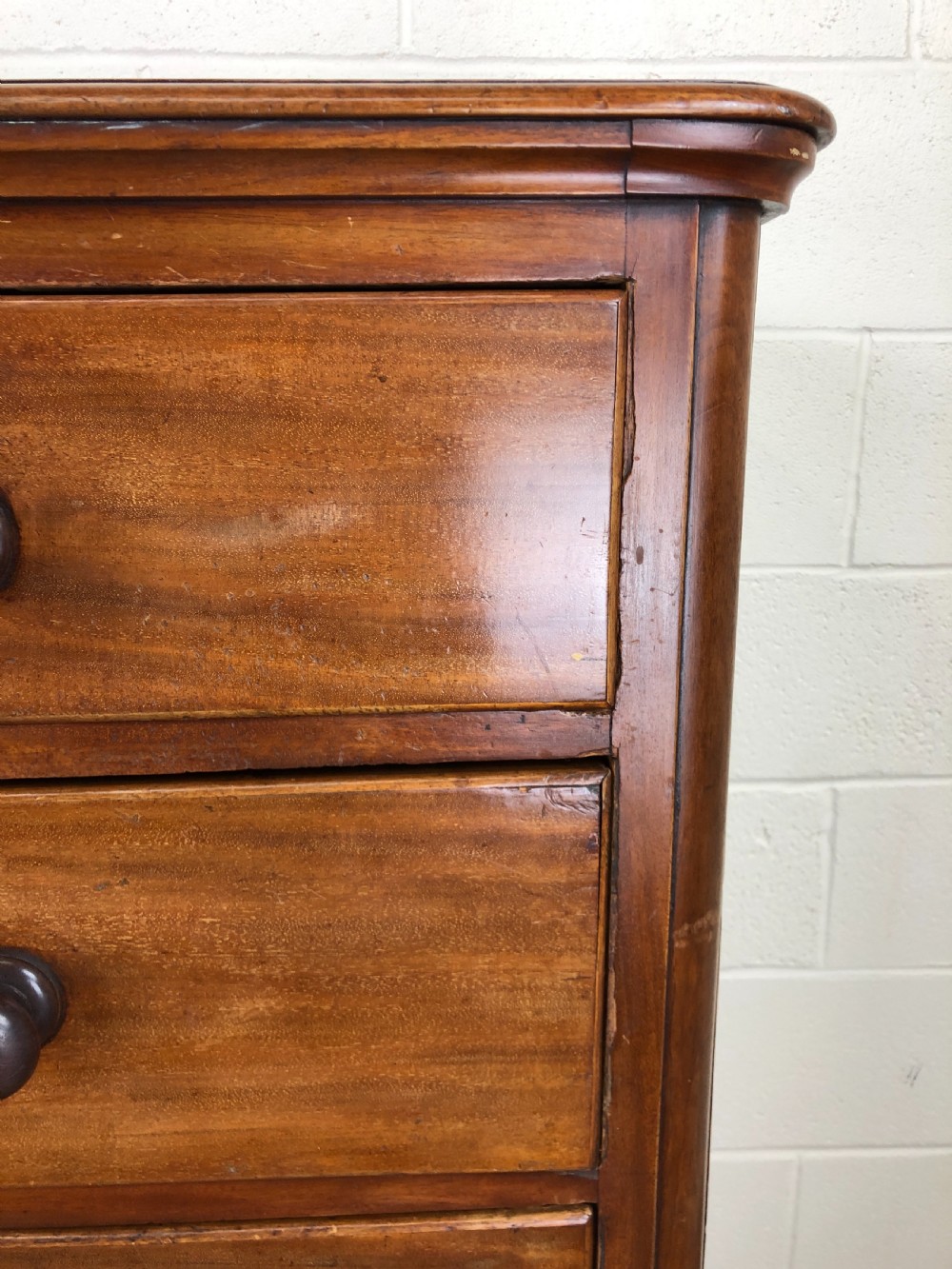 Antique Mahogany Bedroom Chest of Drawers View VI