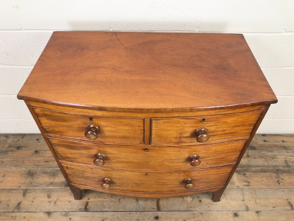 Small Antique Mahogany Chest of Drawers View II