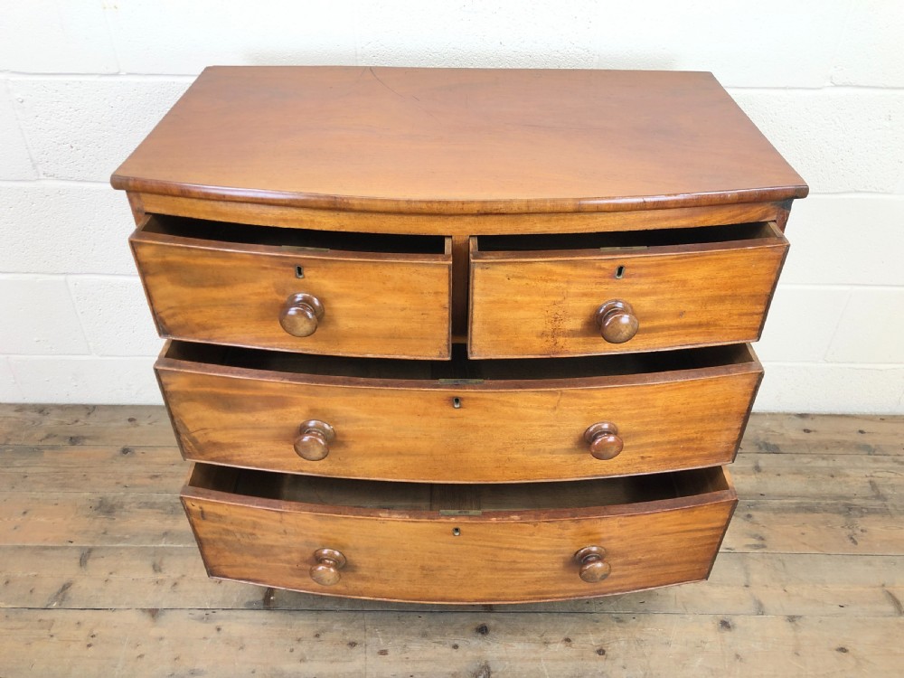 Small Antique Mahogany Chest of Drawers View III