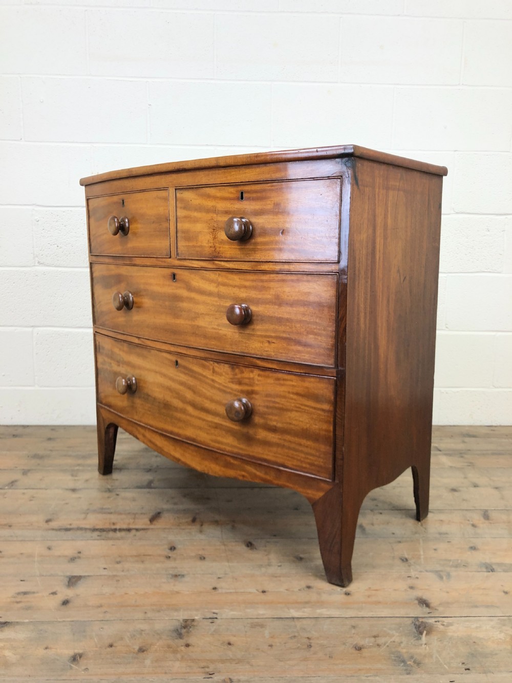 Small Antique Mahogany Chest of Drawers View V