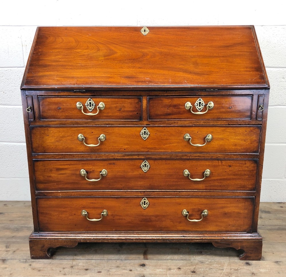 Antique George III Mahogany Bureau