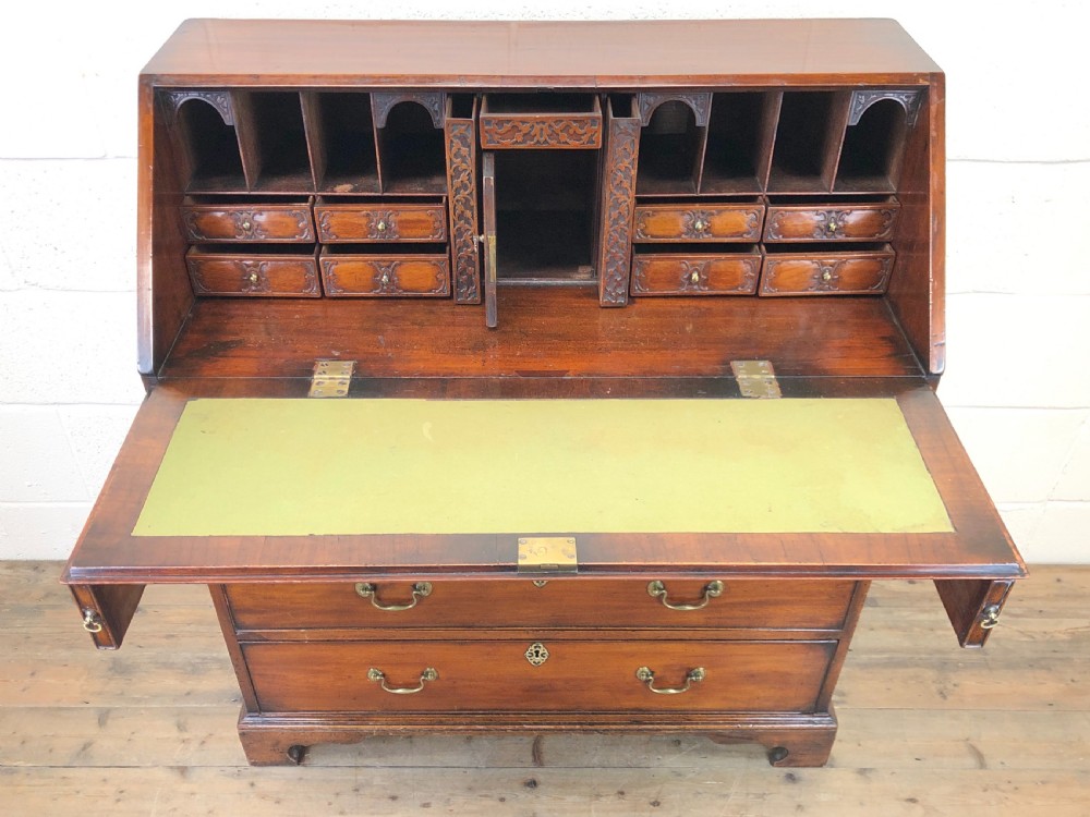 Antique George III Mahogany Bureau View IV