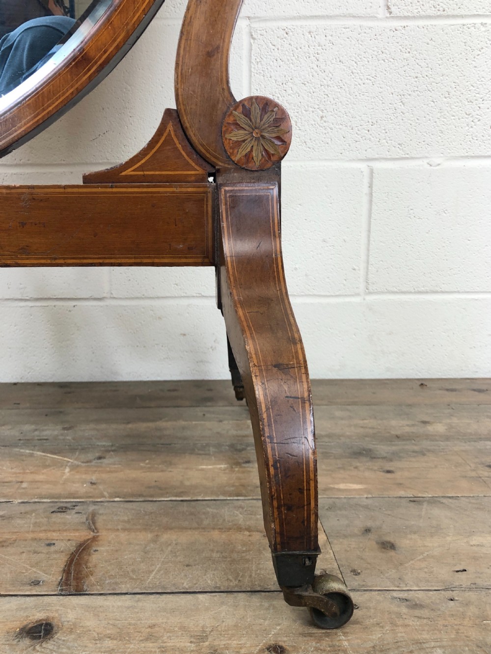 Large 19th Century Shield-Shaped Mirror View IV