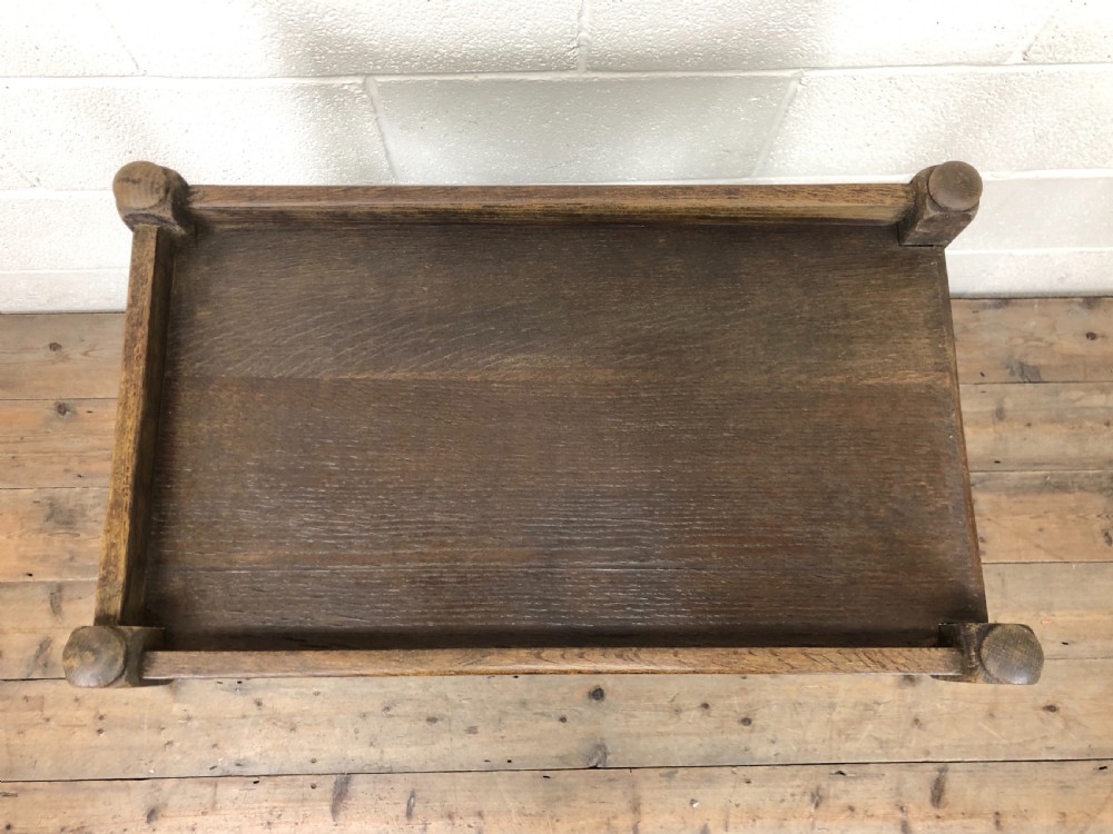 Antique Oak Drinks Trolley View II