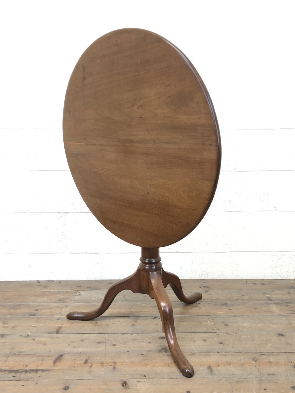 George III Mahogany Snap Top Table View II