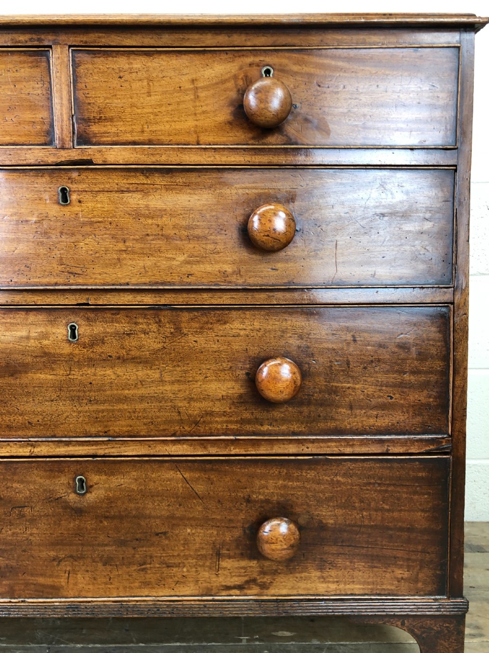 Antique Mahogany Chest of Drawers View IV