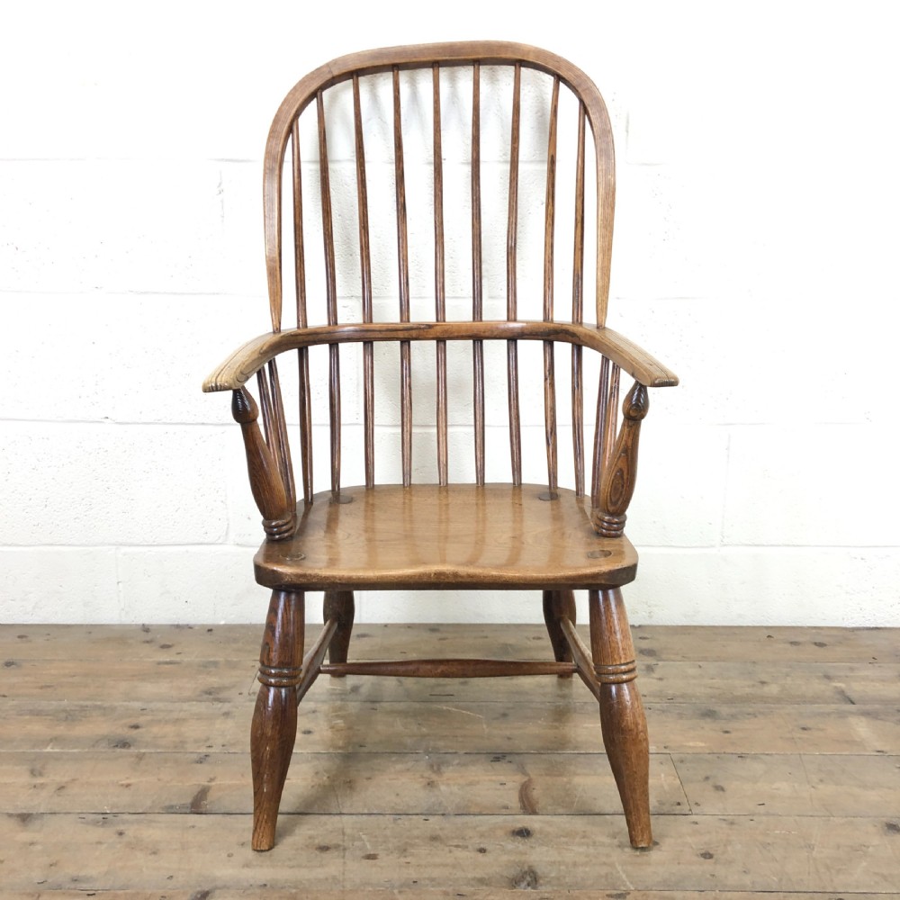 Antique Stick and Hoop Back Armchair