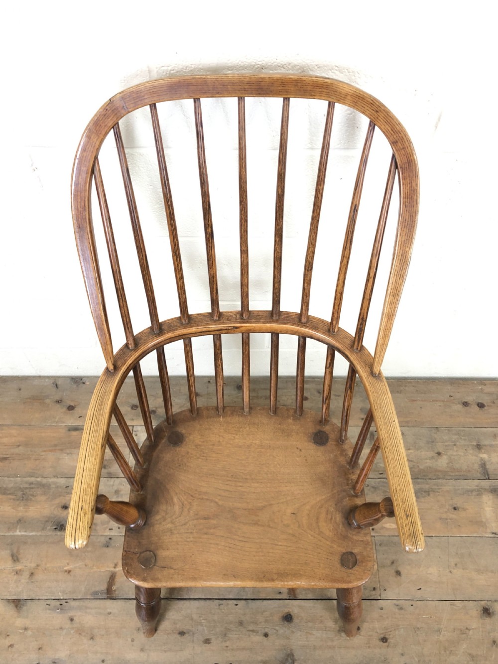 Antique Stick and Hoop Back Armchair View II