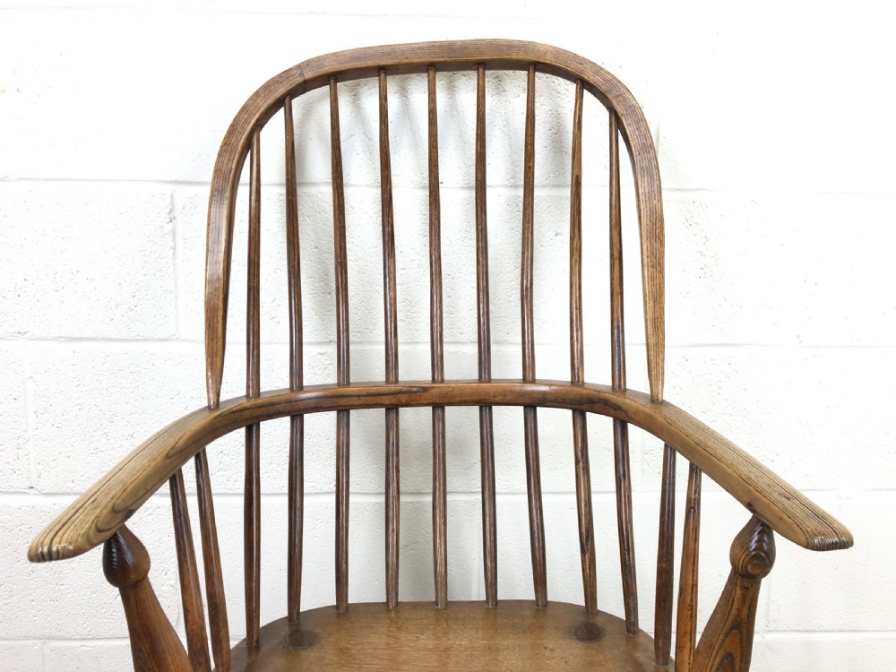Antique Stick and Hoop Back Armchair View III