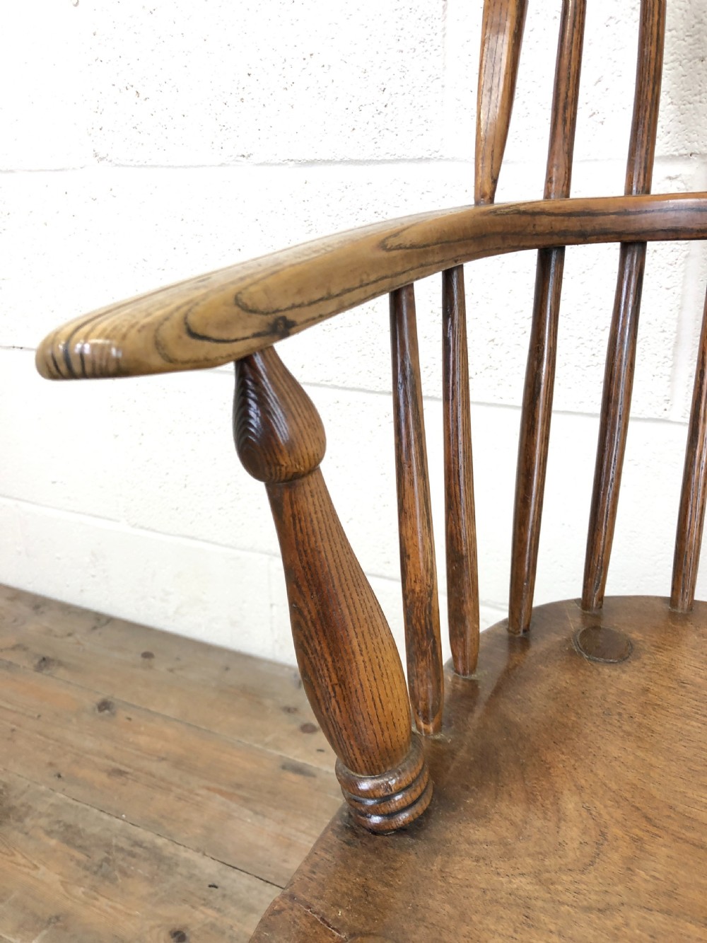 Antique Stick and Hoop Back Armchair View IV