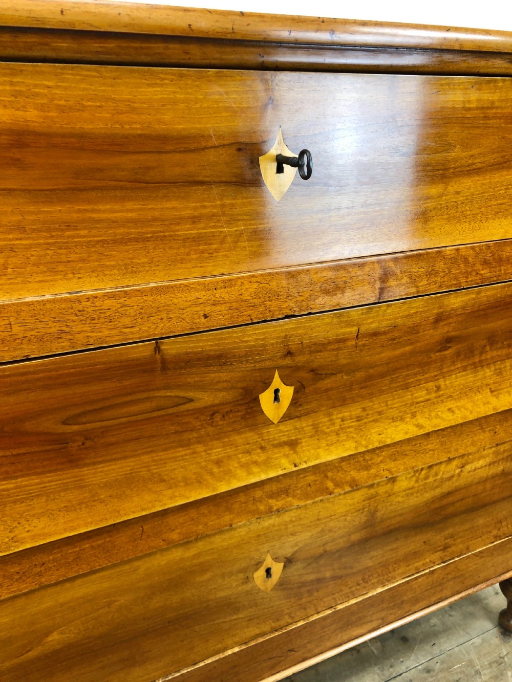 Unusual Antique Mahogany Chest of Drawers View IV
