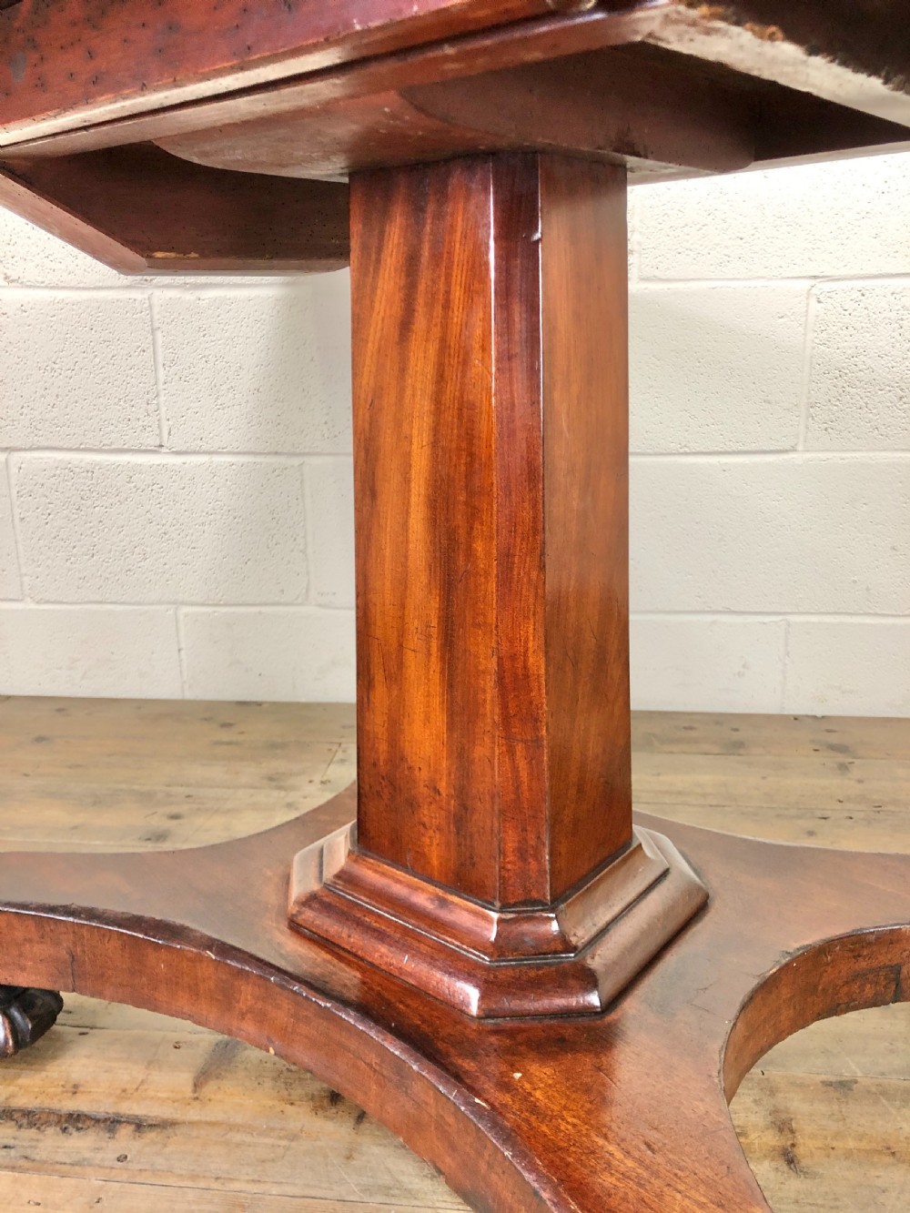 Large Victorian Mahogany Tilt Top Table View V