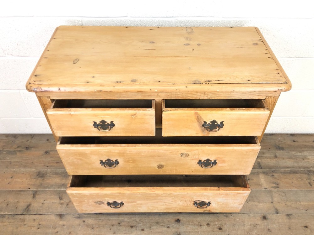 Antique Pine Chest of Drawers View II