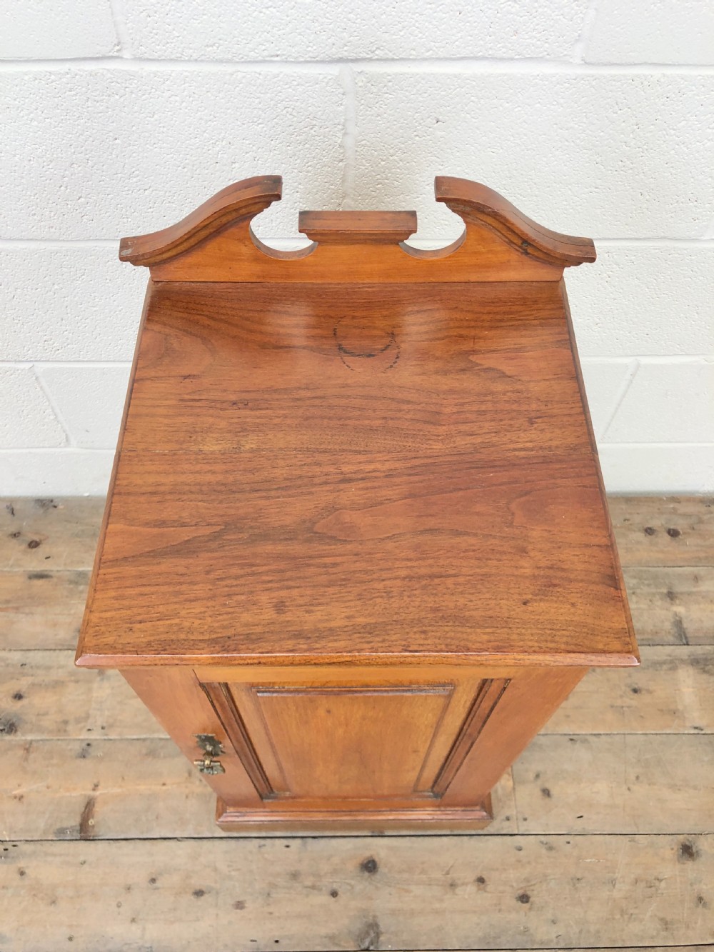 Antique Walnut Blind Panel Cupboard View II