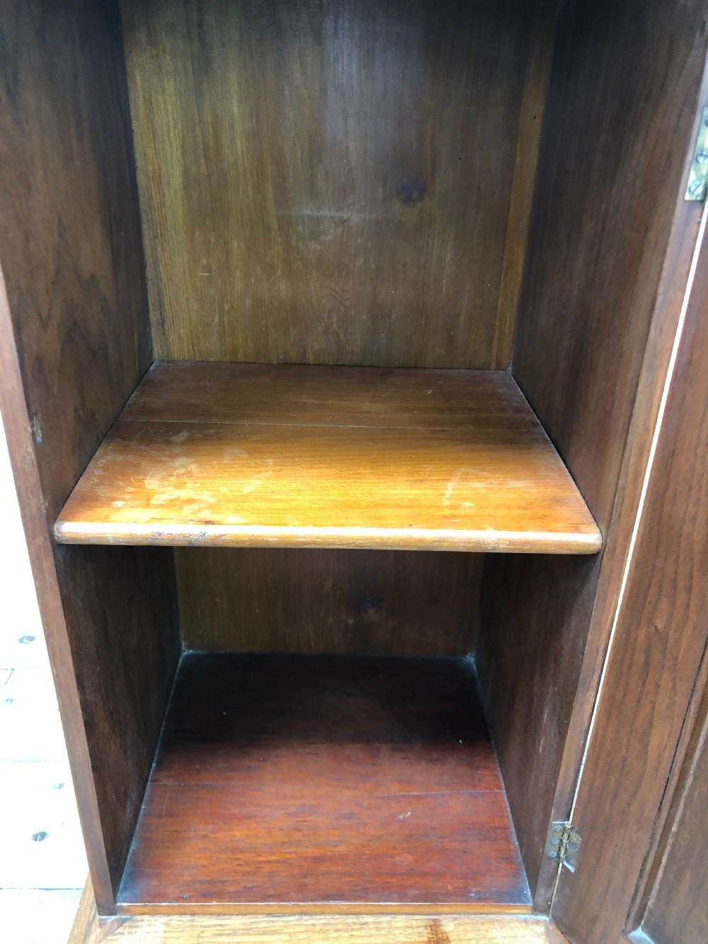 Antique Walnut Blind Panel Cupboard View IV