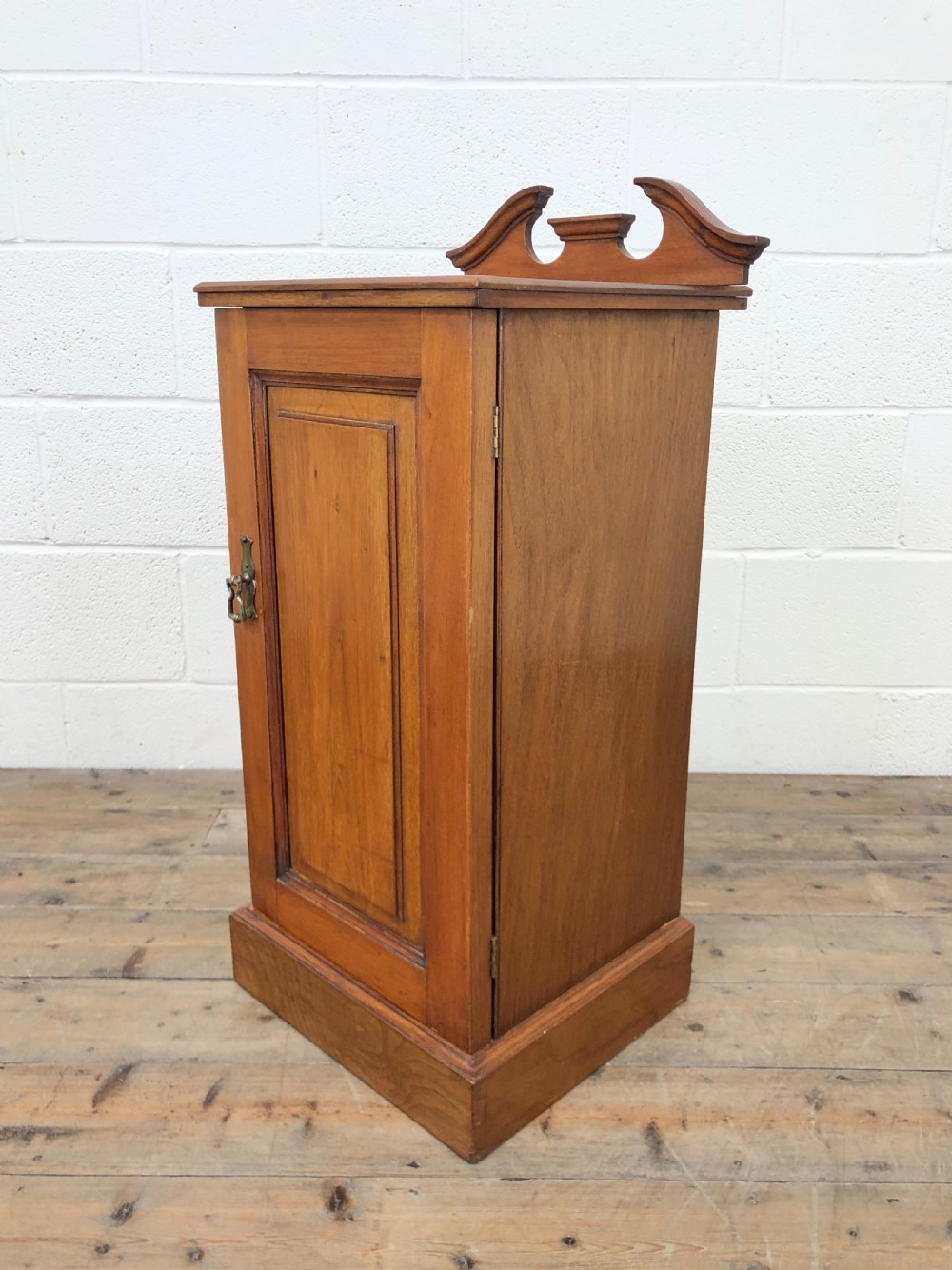 Antique Walnut Blind Panel Cupboard View V