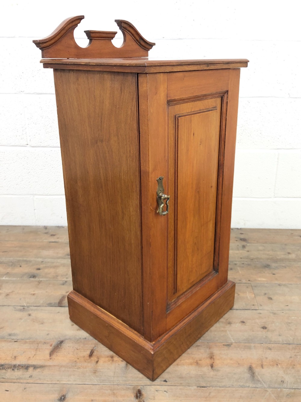 Antique Walnut Blind Panel Cupboard View VI