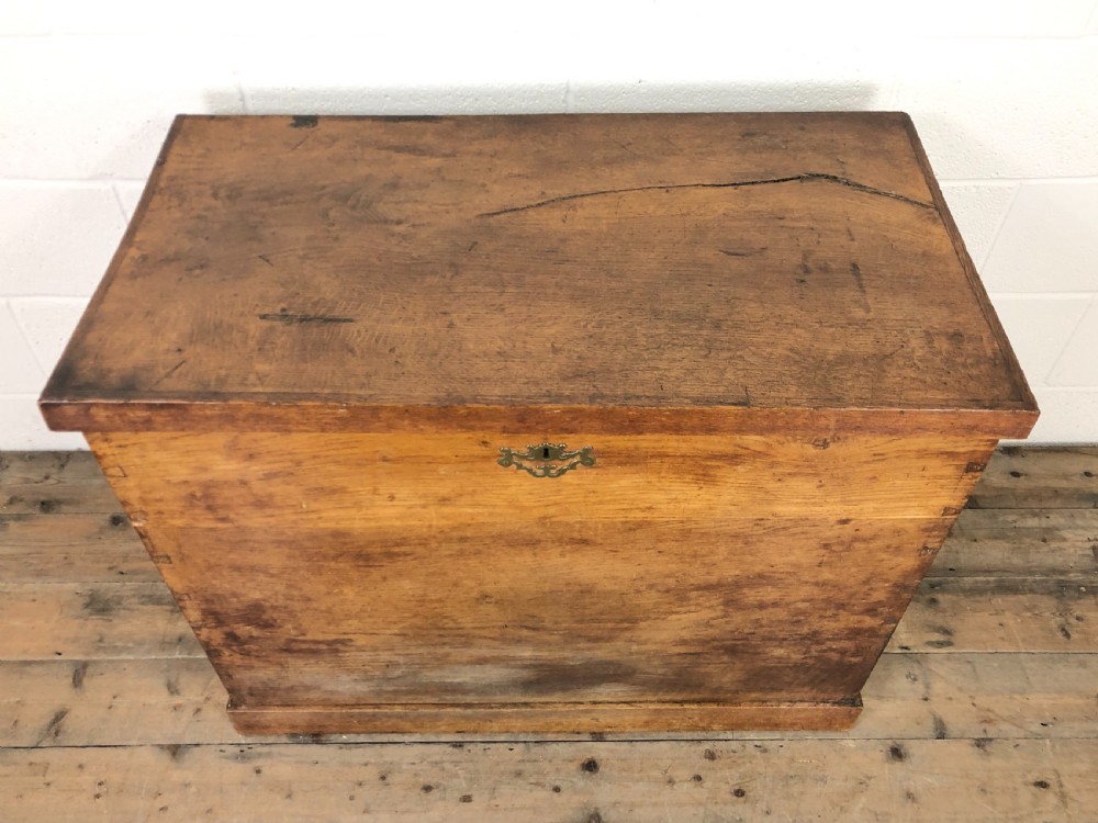 Large 19th Century Oak Box View II