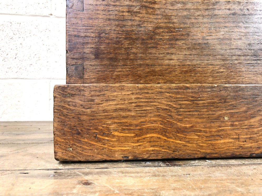 Large 19th Century Oak Box View VIII