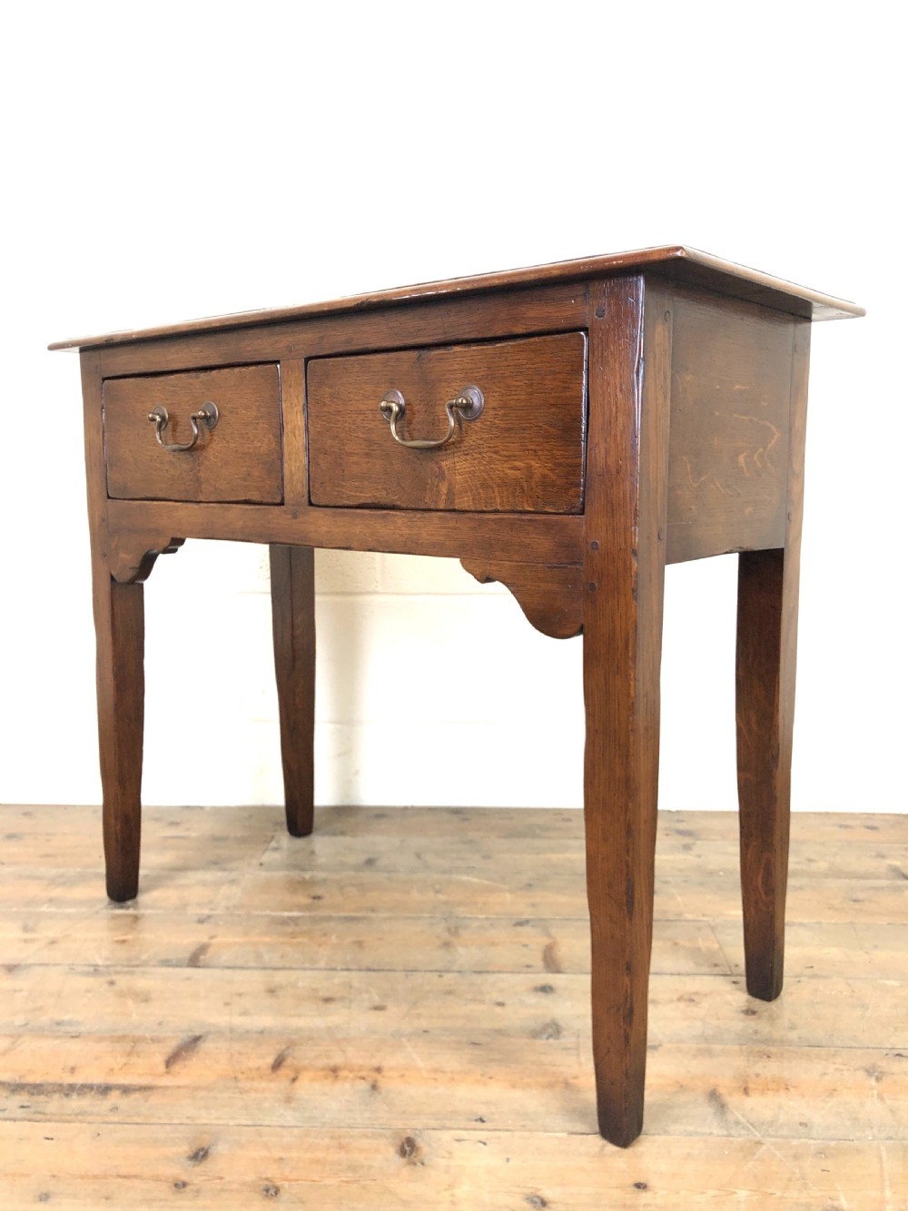 Early 20th Century Antique Oak Side Table View V