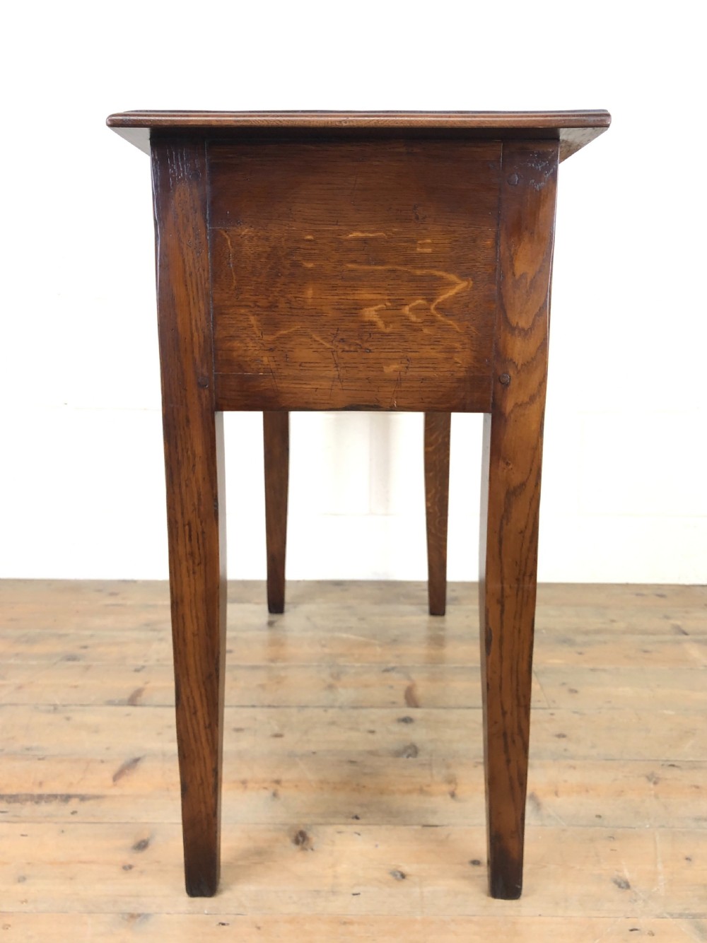 Early 20th Century Antique Oak Side Table View VI