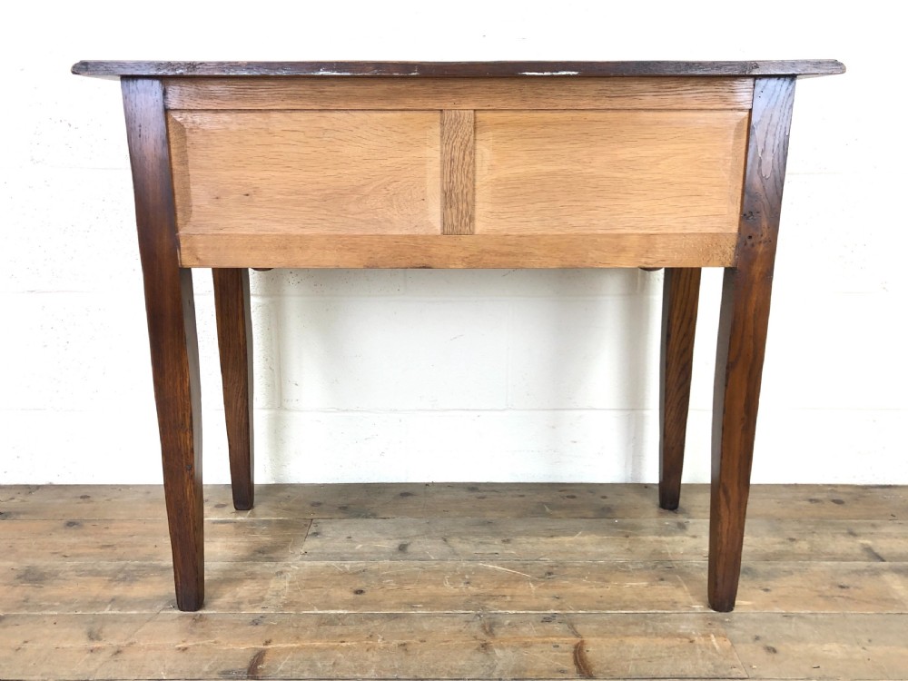 Early 20th Century Antique Oak Side Table View VII