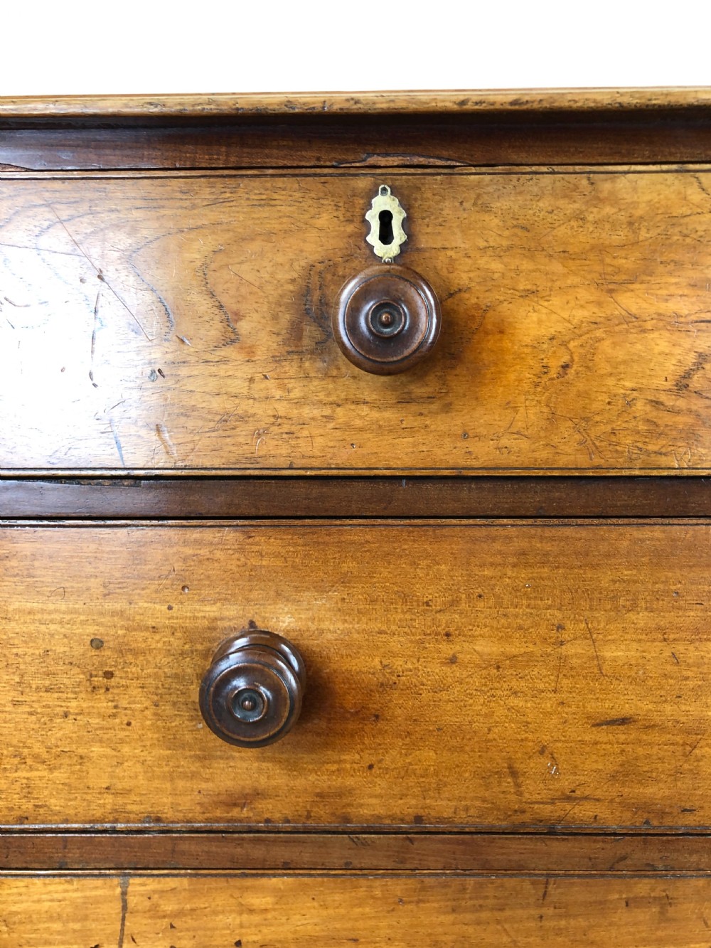 19th Century Mahogany Straight Chest of Drawers View V