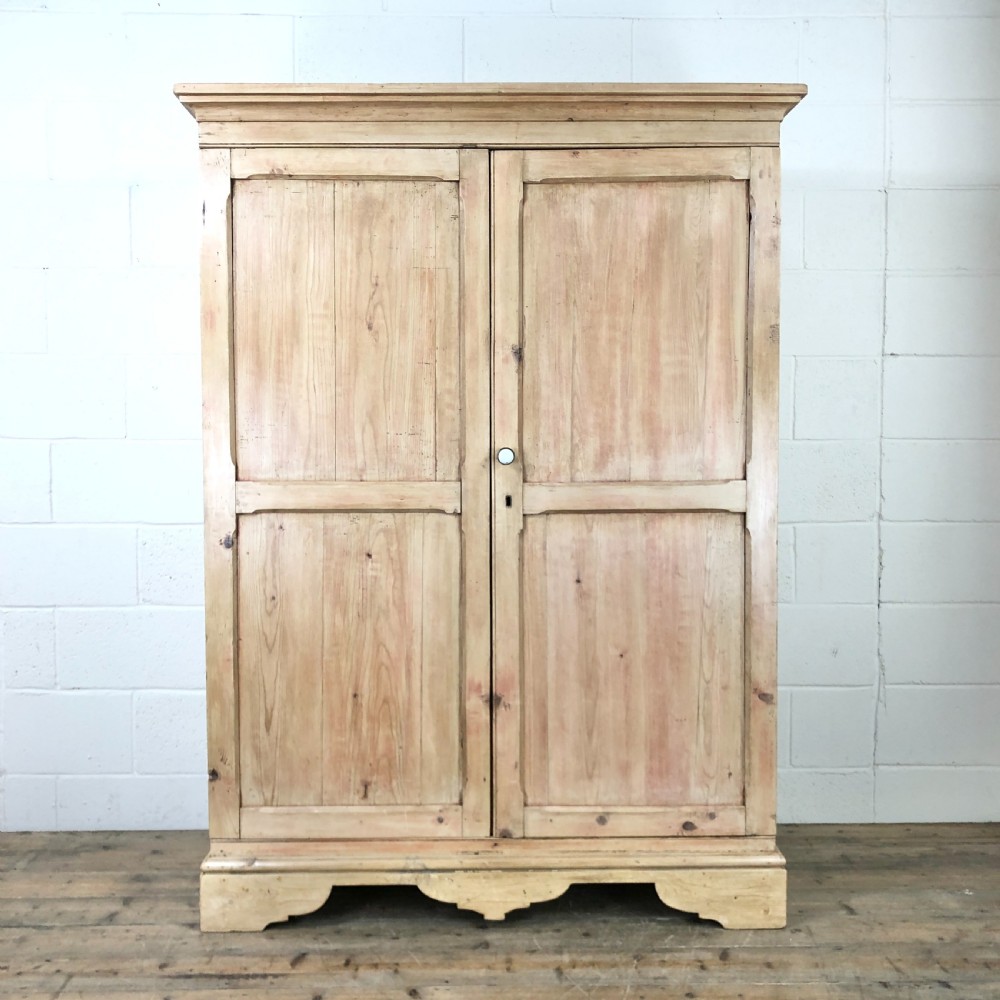 Victorian Pine Two Door Cupboard
