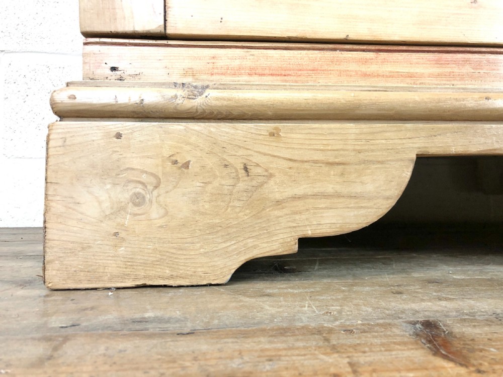 Victorian Pine Two Door Cupboard View V