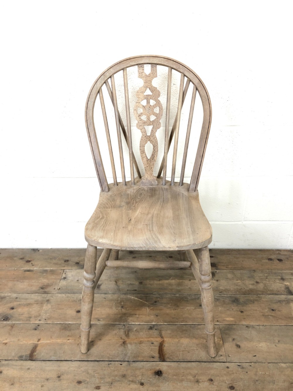 Four Antique Farmhouse Kitchen Chairs View III