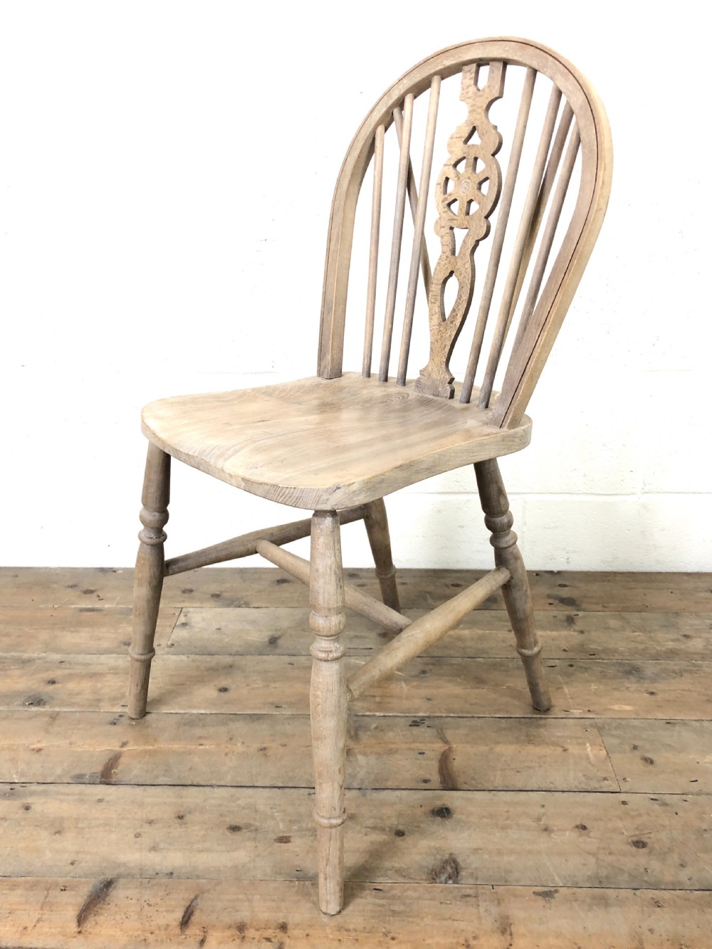 Four Antique Farmhouse Kitchen Chairs View V
