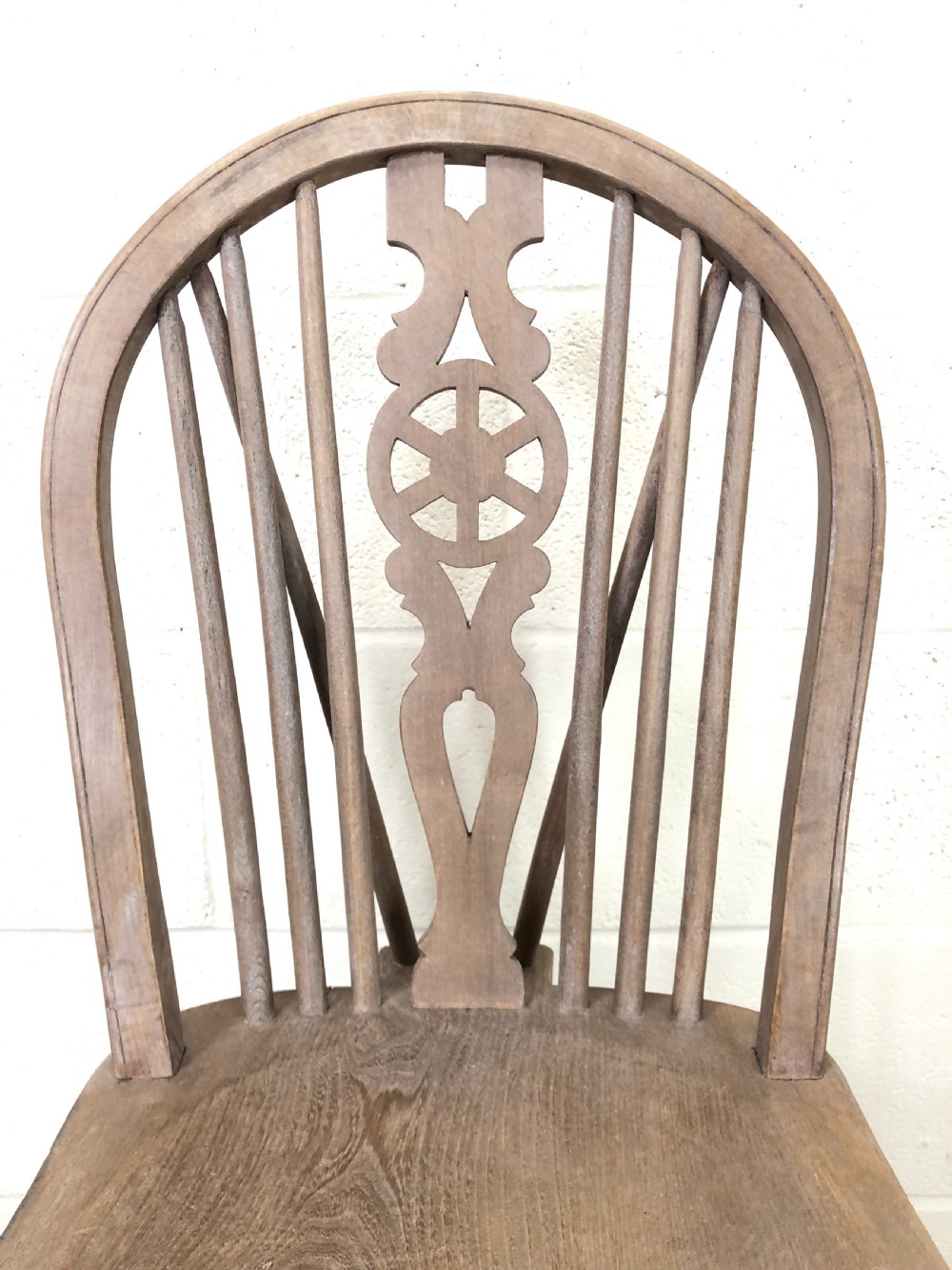 Four Antique Farmhouse Kitchen Chairs View IX
