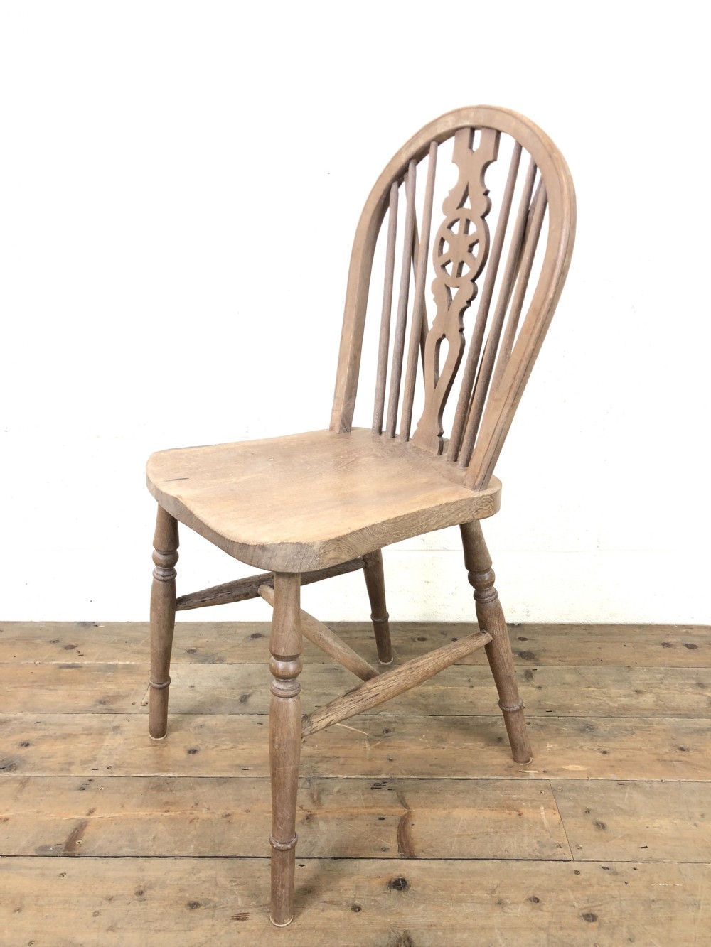 Four Antique Farmhouse Kitchen Chairs View X