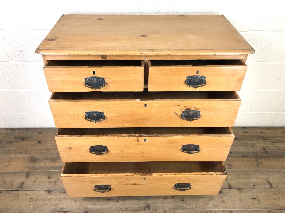 Antique Pine Chest of Drawers View III