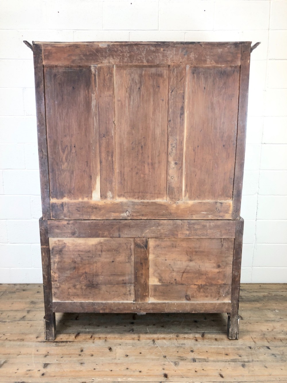 Antique Welsh Oak Press Cupboard View X